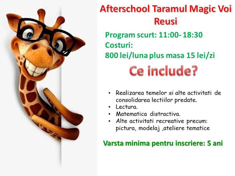 Taramul Magic Voi Reusi - After School